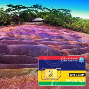 Sim Du Lịch Mauritius 15 Ngày Tốc Độ Cao